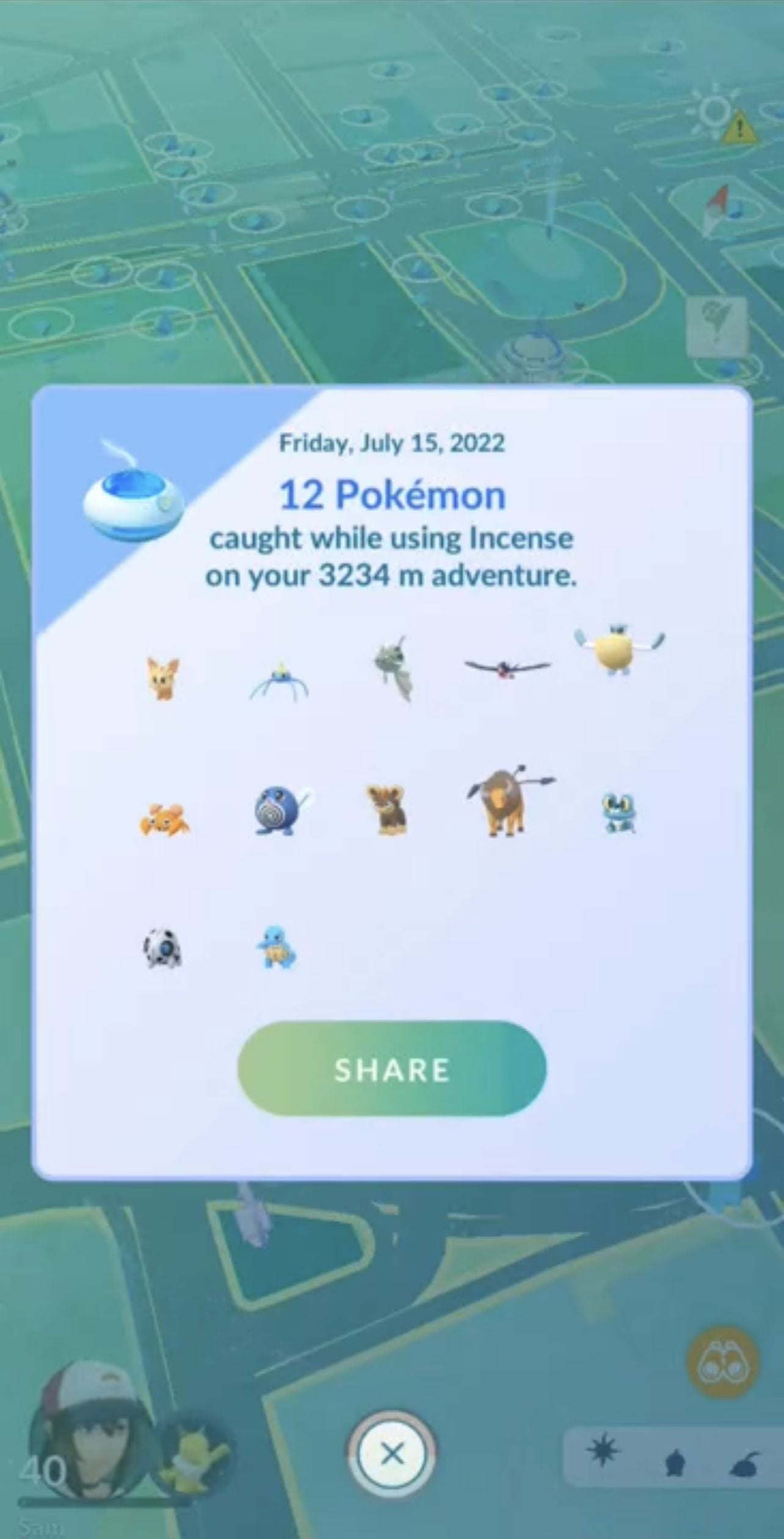 Pokémon Go Daily Adventure Incense spawn pool, including how to get and
